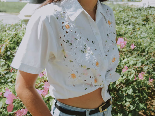 Silk Wrap Blouse